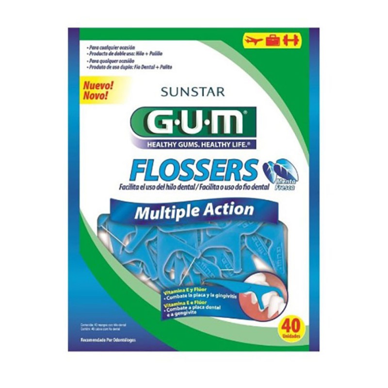 Flossers 888 Hilo Dental C/mango Menta 40 Unid