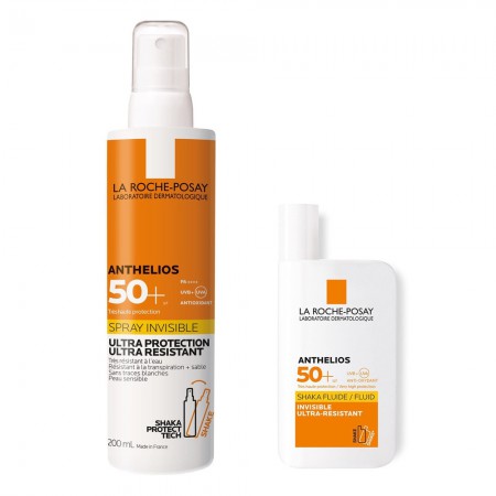 Set Anthelios Shaka Fluid 50ml + Spray Invisible 200ml