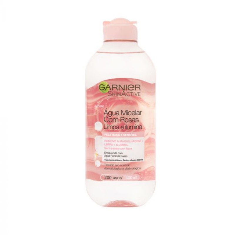 Skin Active Agua Micelar con Rosas Limpia e Ilumina 400ml