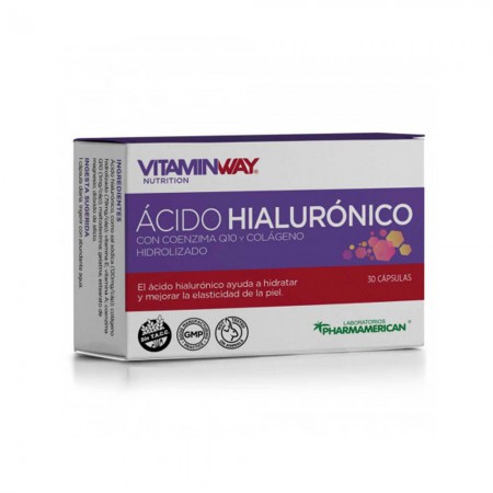 Acido Hialuronico Coenzima Q10 Colágeno Antiedad 30comp