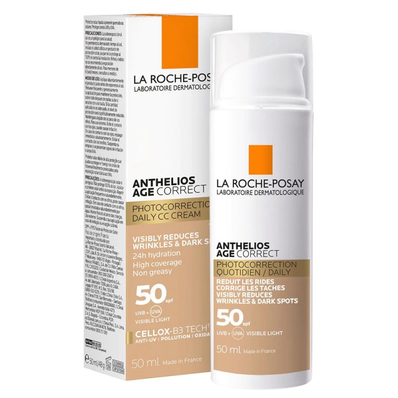 Crema Anthelios Age Correct Fps 50 50 Ml Con Color